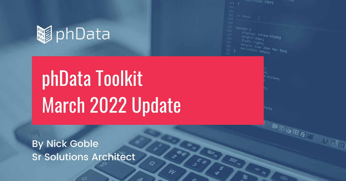 A featured image for the March 2022 update of phData Toolkit