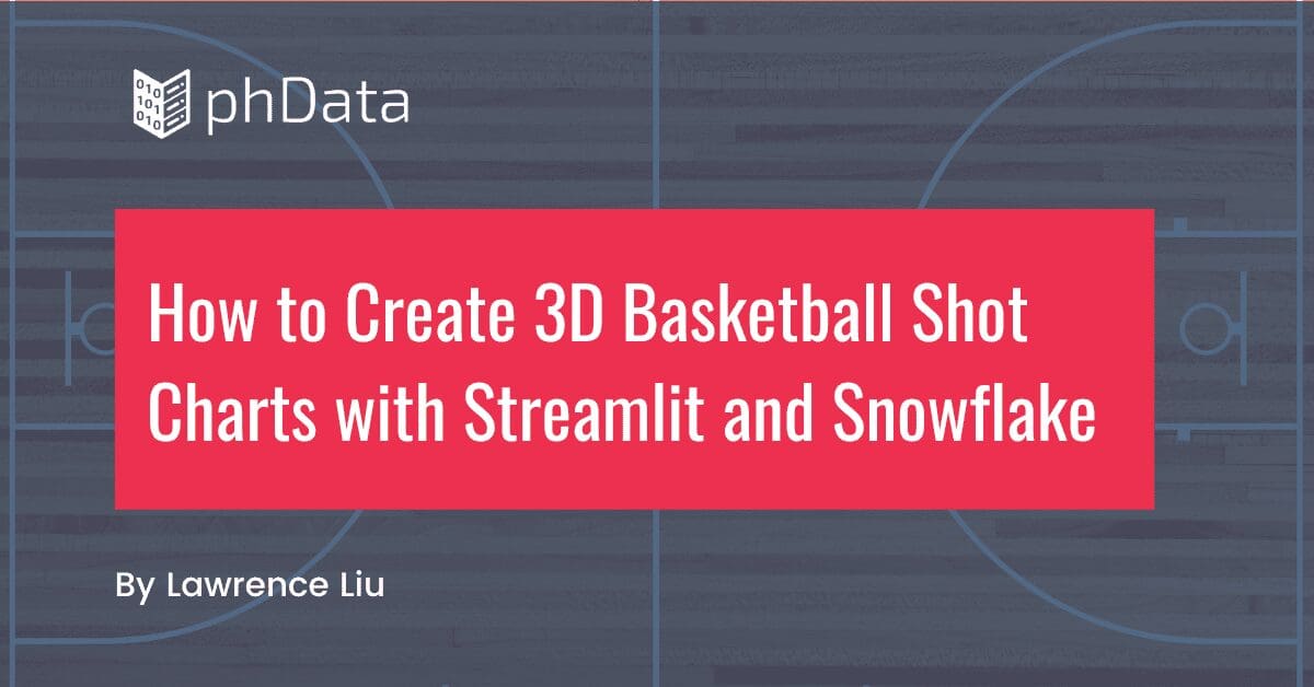 How to Create 3D Basketball Shot Charts with Streamlit and Snowflake