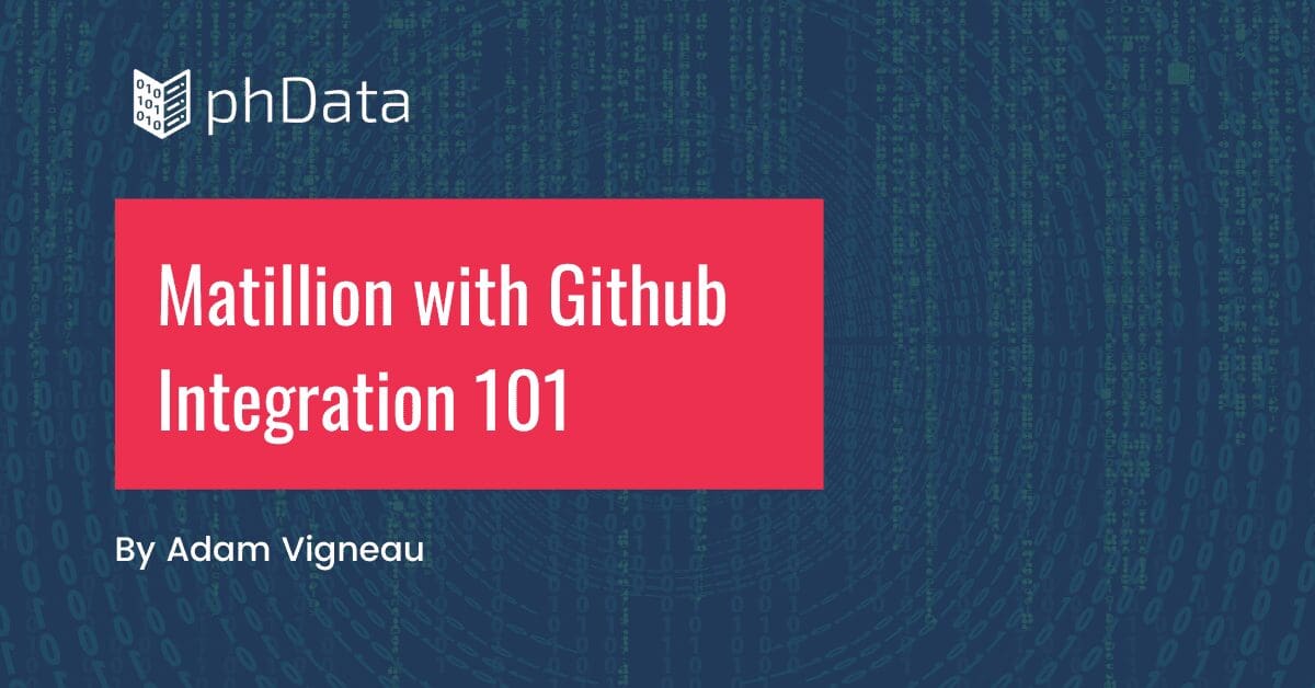 Matillion GitHub Integration